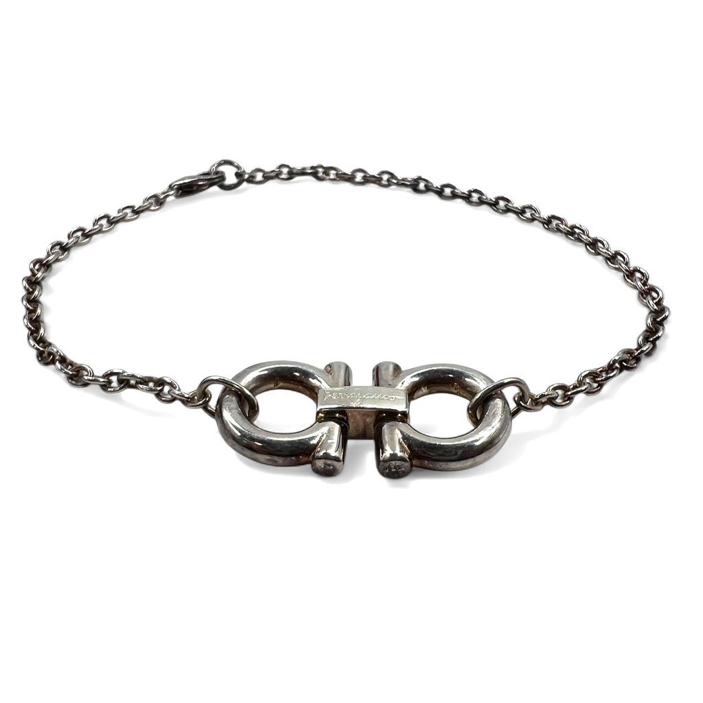 Salvatore Ferragamo ガンチーニ ブレスレット シルバー FERRAGAMO Salvatore Ferragamo フェラガモ SV925 シルバー