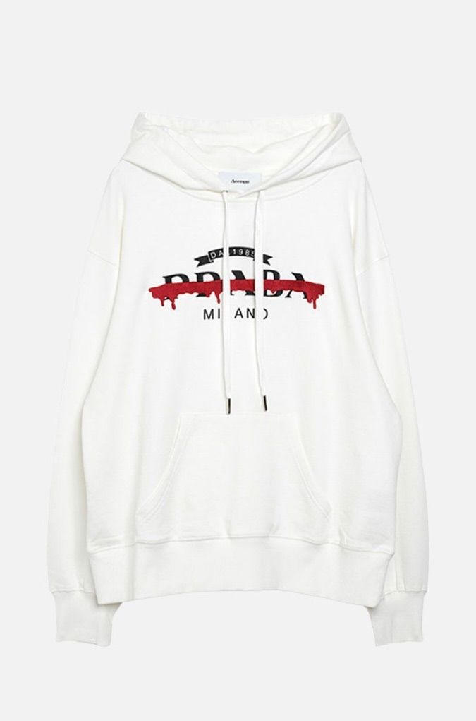 account アカウント MICALLE パロディ タグ PA DORO HOODIE ロゴ パーカー フーディー スウェット ブラック ホワイト コットン ユニセックス 男女兼用