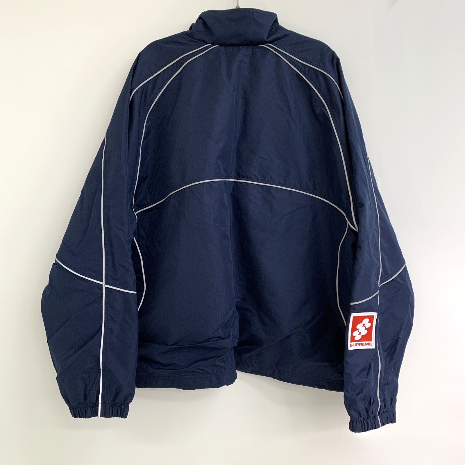 Supreme Reflective Piping Pullover Navy Buy Supreme Reflective