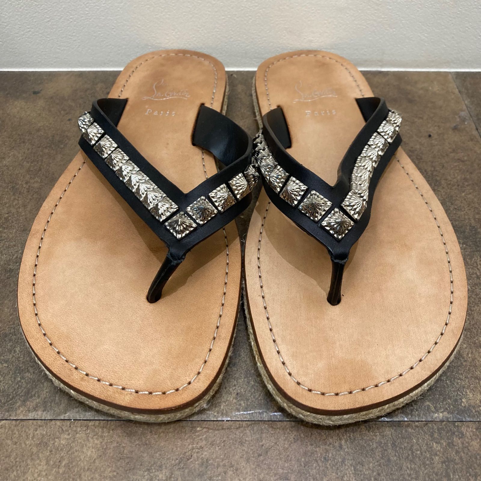 Christian Louboutin スタッズサンダル Christian Louboutin クリスチャンルブタン スタッズサンダル