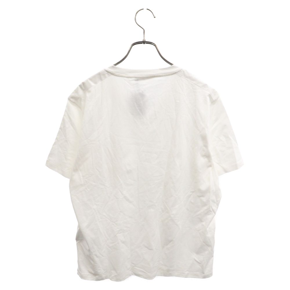 PRADA (プラダ) ラバーロゴプリント Vネック 半袖Tシャツ