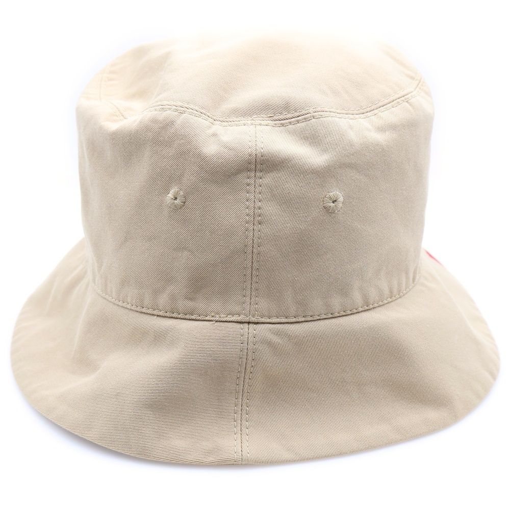 BURBERRY バーバリー ロゴプリント ノバチェック バケットハット ベージュ 8037598