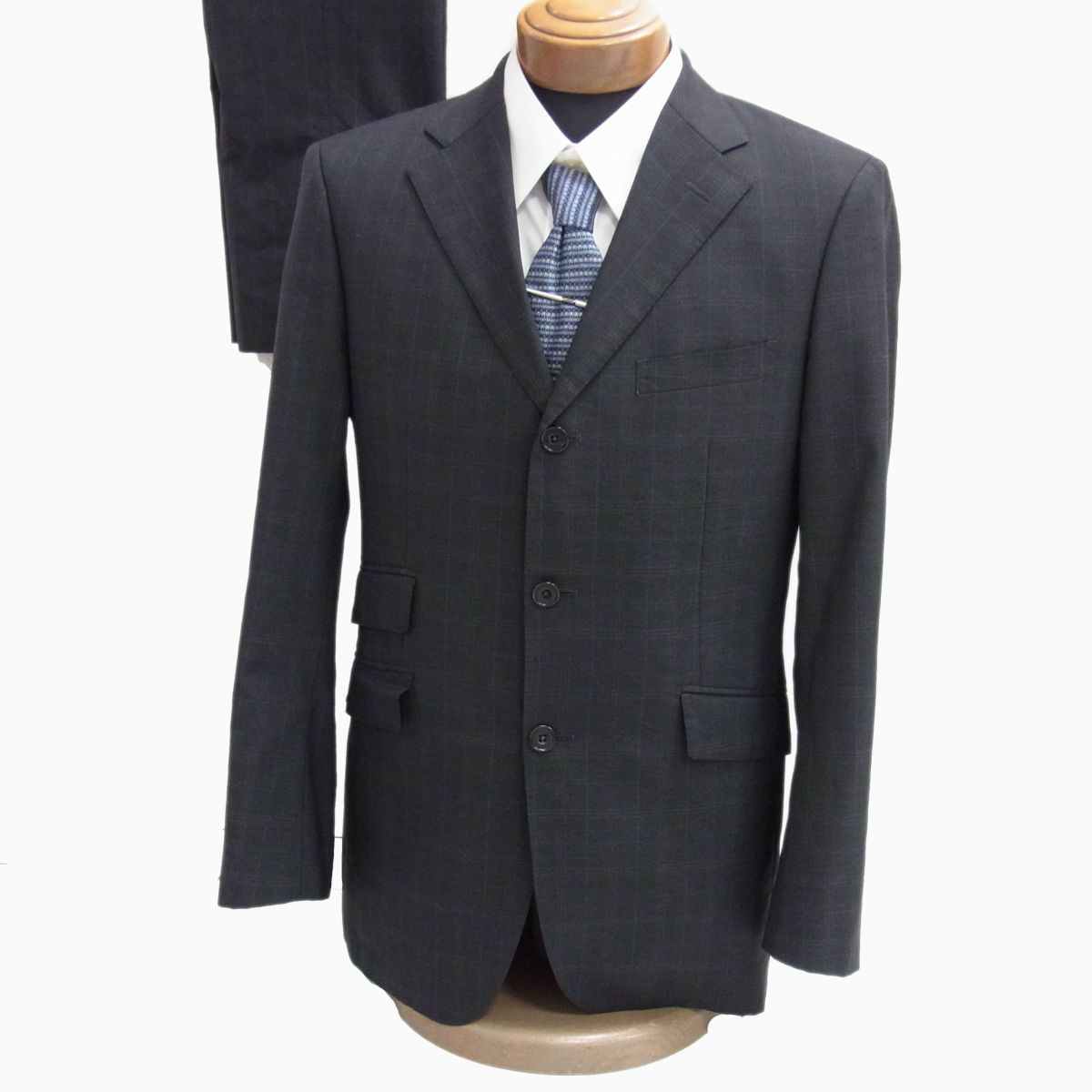【極美品✨️】バーバリーブラックレーベル スーツ 2B SUPER100's 黒 ◇BURBERRY BLACKLABEL シングルスーツ super 100's 上下