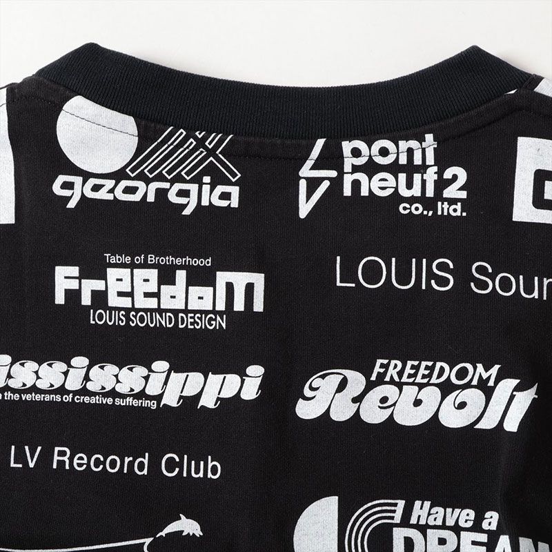  LOUIS VUITTON ルイ ヴィトン 半袖Ｔシャツ 19 マルチ ロゴ プリント コットン M アンサンブル トップス