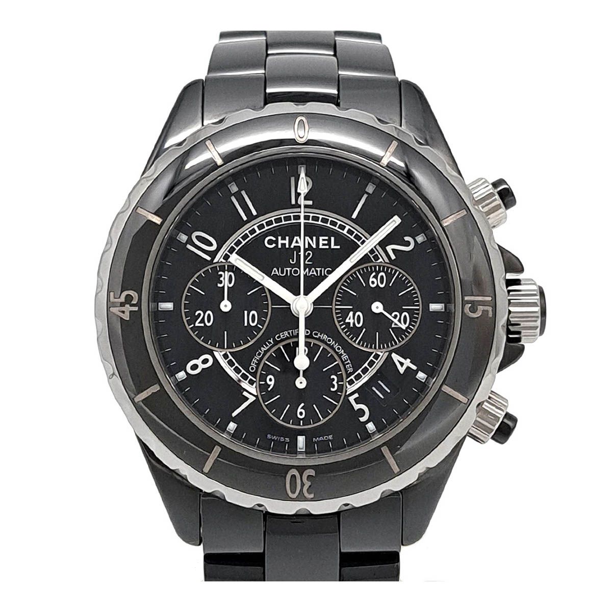 シャネル J12 クロノグラフ 41mm H0940 自動巻き セラミック メンズ CHANEL 時計