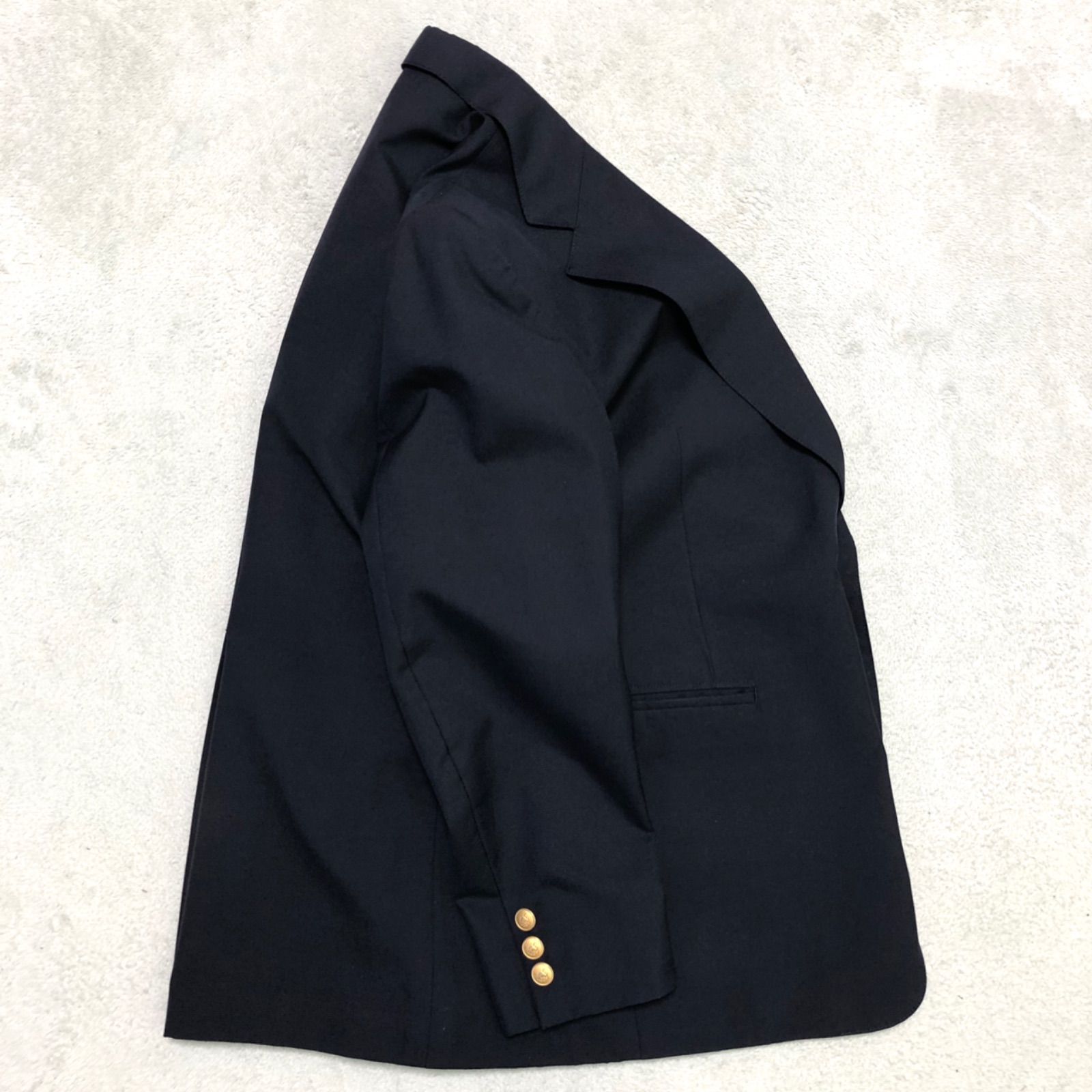 Ralph Lauren 紺ブレザー テーラードジャケット 金ボタン 背抜き