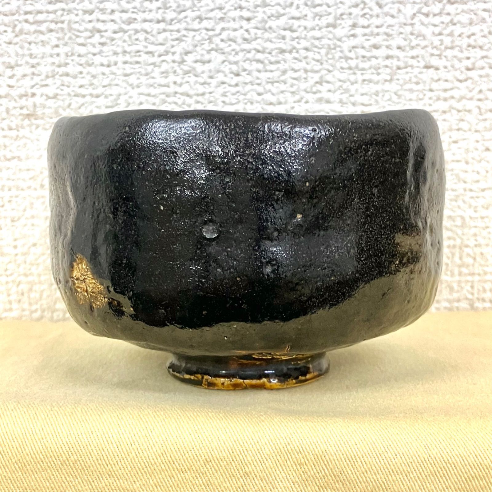 美品⭐️黒楽茶碗】 黒茶碗 抹茶碗 茶碗 茶器 茶道具 『楽印』あり 木箱入り （AYA）0241121 - メルカリ