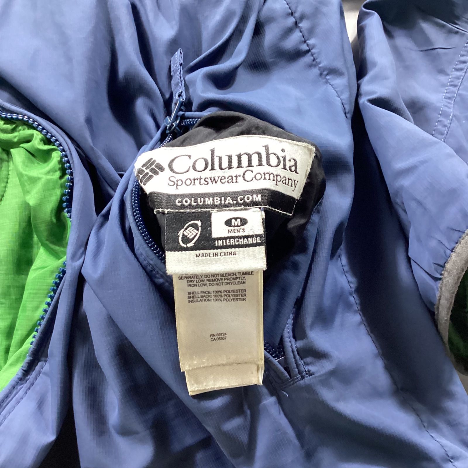 Columbia コロンビア ブルゾン リバーシブル キルティング 中綿 