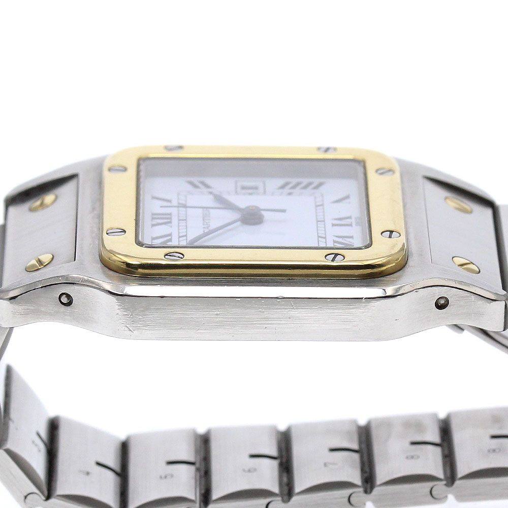カルティエ CARTIER サントスガルベLM YGコンビ 自動巻き メンズ カルティエ サントスガルべ LM コンビ クオーツ | Ante Official