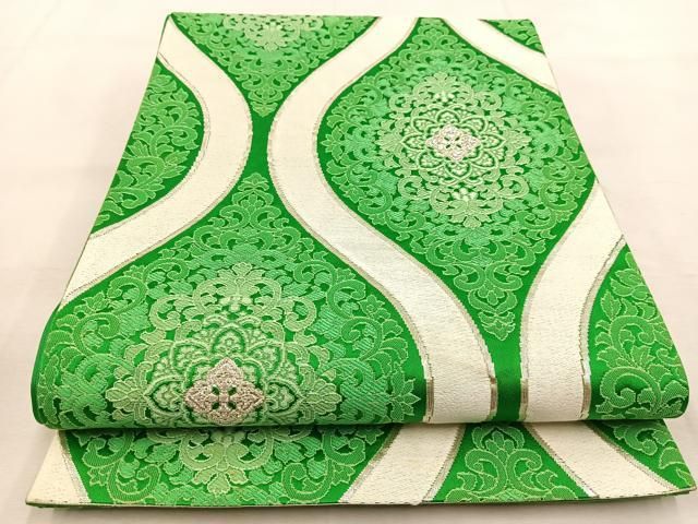 ぽんちゃん　正絹立涌柄袋帯 ぽんちゃん様専用 正絹立涌柄袋帯