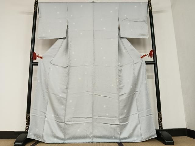 平和屋着物○上質な小紋 雪華 暈し染め 正絹 逸品 AAAT0552zg 平和