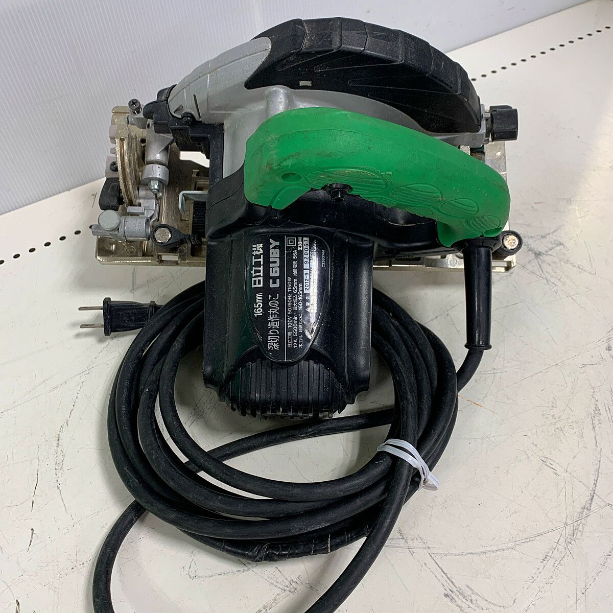 日立工機 深切り電子 丸のこ C6MVY 165mm 中古ジャンク品