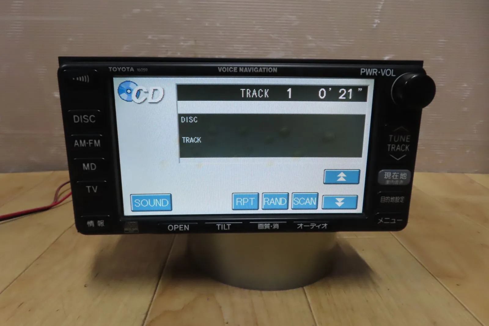 TOYOTA純正SDナビ トヨタ オーディオユニット 86100-62030 TOYOTA純正SDナビ トヨタ オーディオユニット 86100-62030