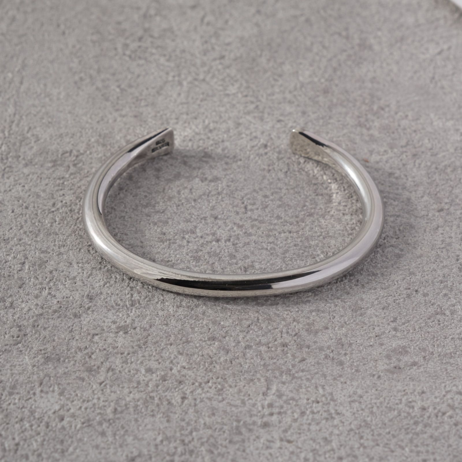 シルバー925製 ラウンドバングル 5MM