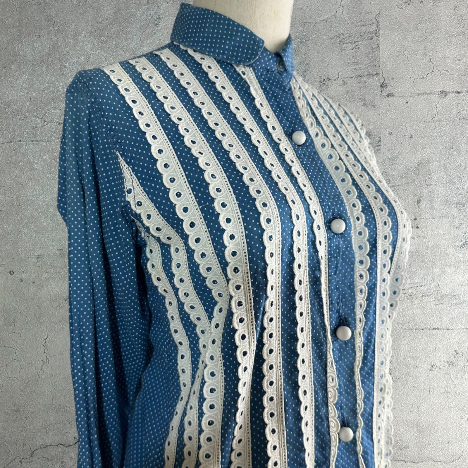 VINTAGE(ヴィンテージ) 60's glen of michigan Dot Pattern Lace