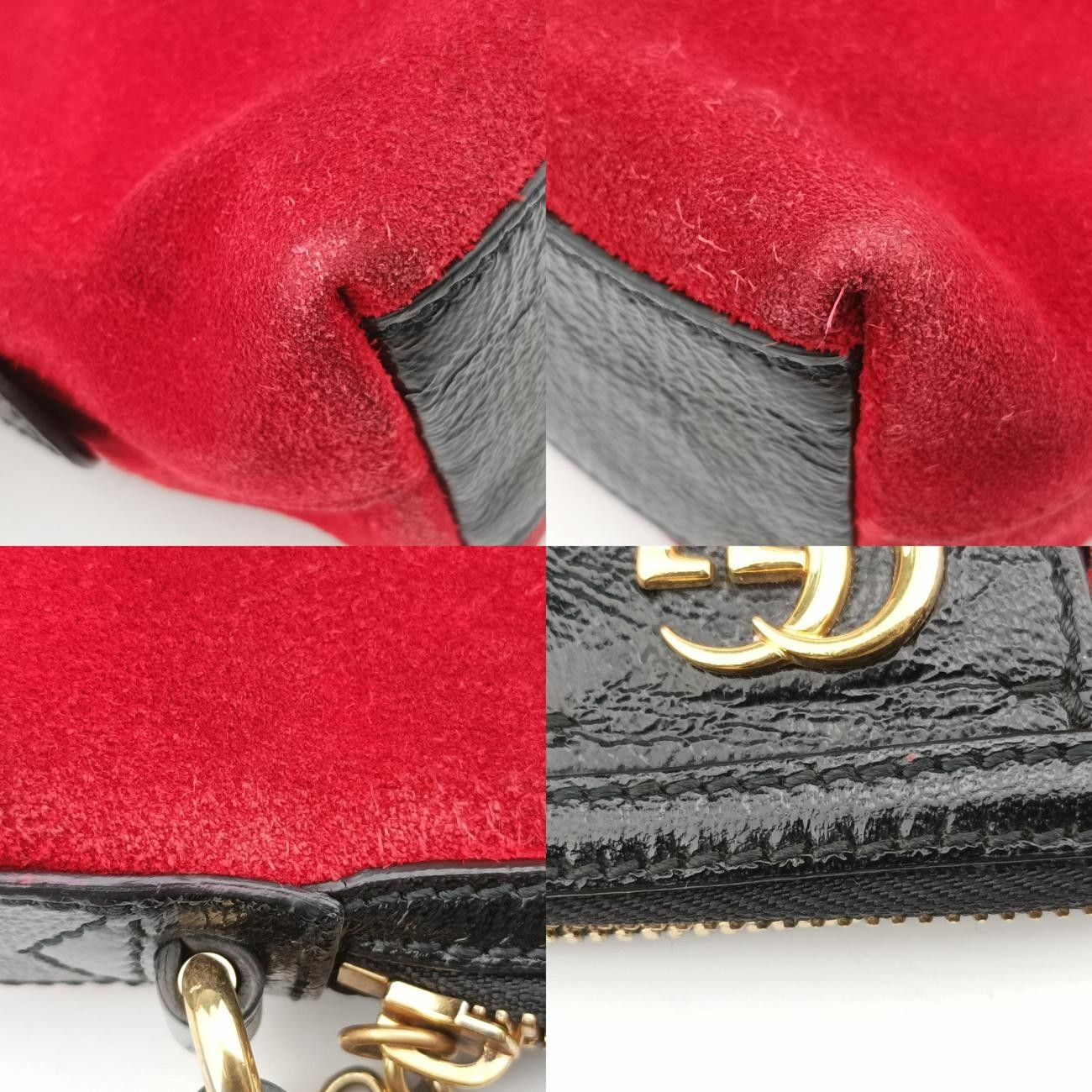 グッチGucciオフィディアレッドスエード×レザー499621C023568564