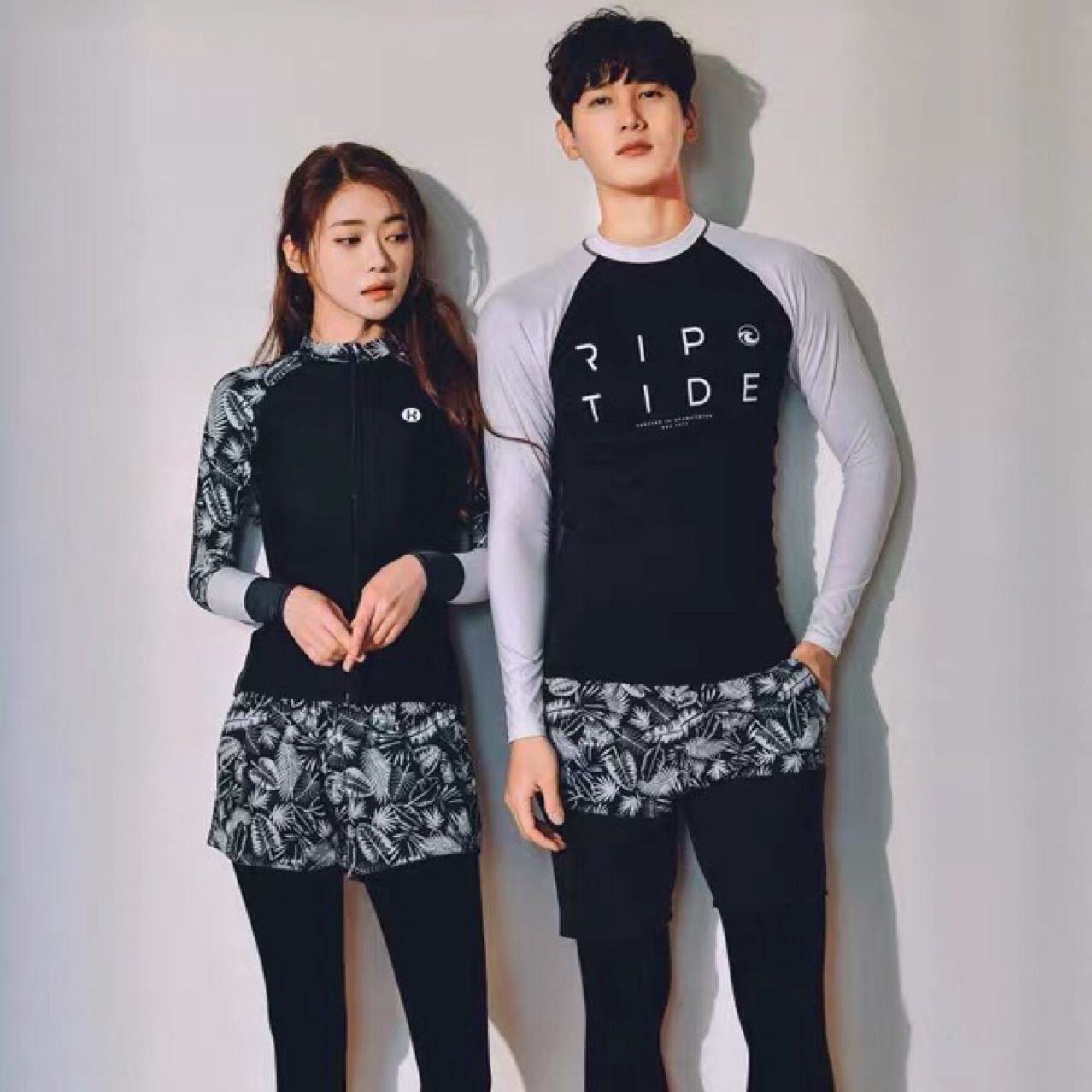 ラッシュガード ラッシュガード レディース 水着 上下セット メンズ 体型カバー