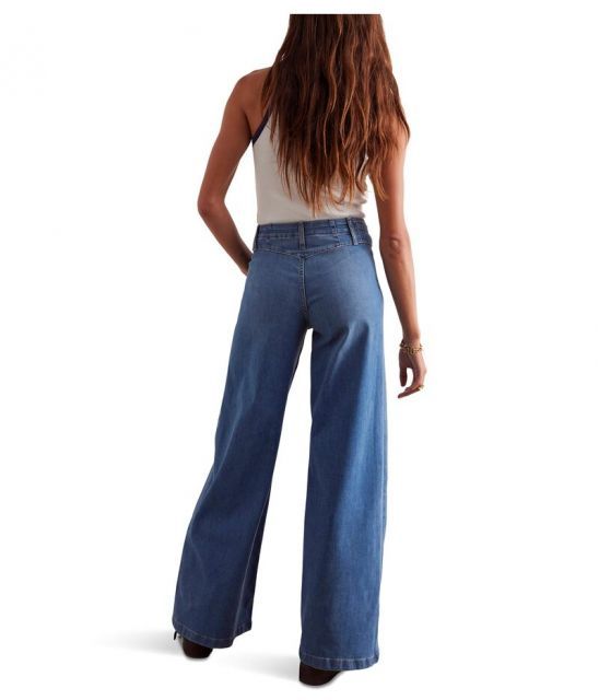 フリーピープル レディース デニムパンツ ボトムス Double Dutch Pull-On Slit フリーピープル Free People（パンツ｜ボトムス