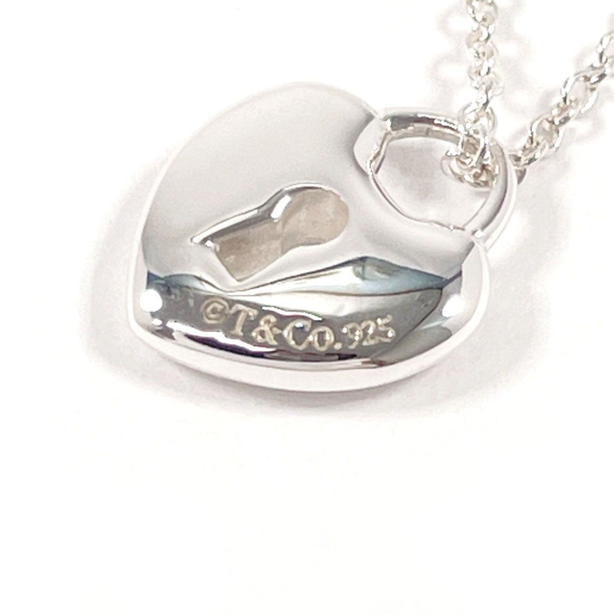 ティファニー ネックレス ロック ハート シルバー - メルカリ