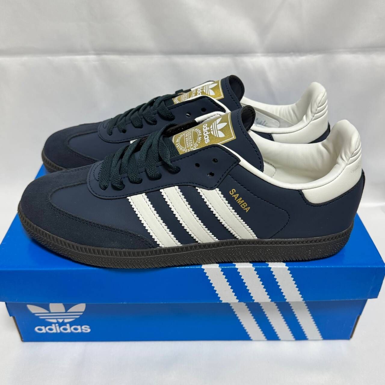 SAMBA OG ネイビー スニーカー 23センチ　adidas adidas Samba OG Shoes - Blue | Free Shipping with adiClub
