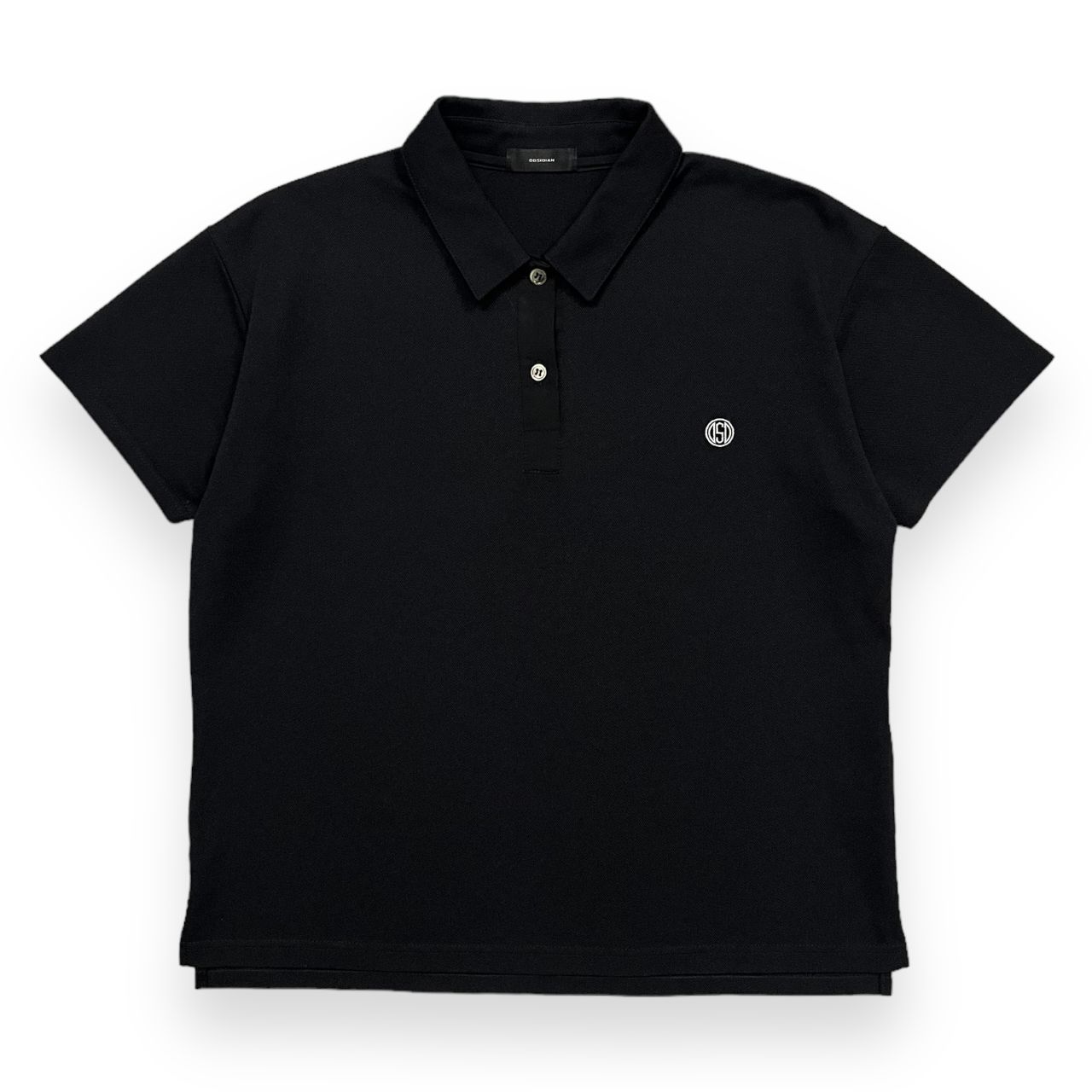新品未使用 OBSIDIAN ブラック ポロシャツ OBSIDIAN(オブシディアン)｜【MEN】CREST POLO SHIRTS/ブラック の通販