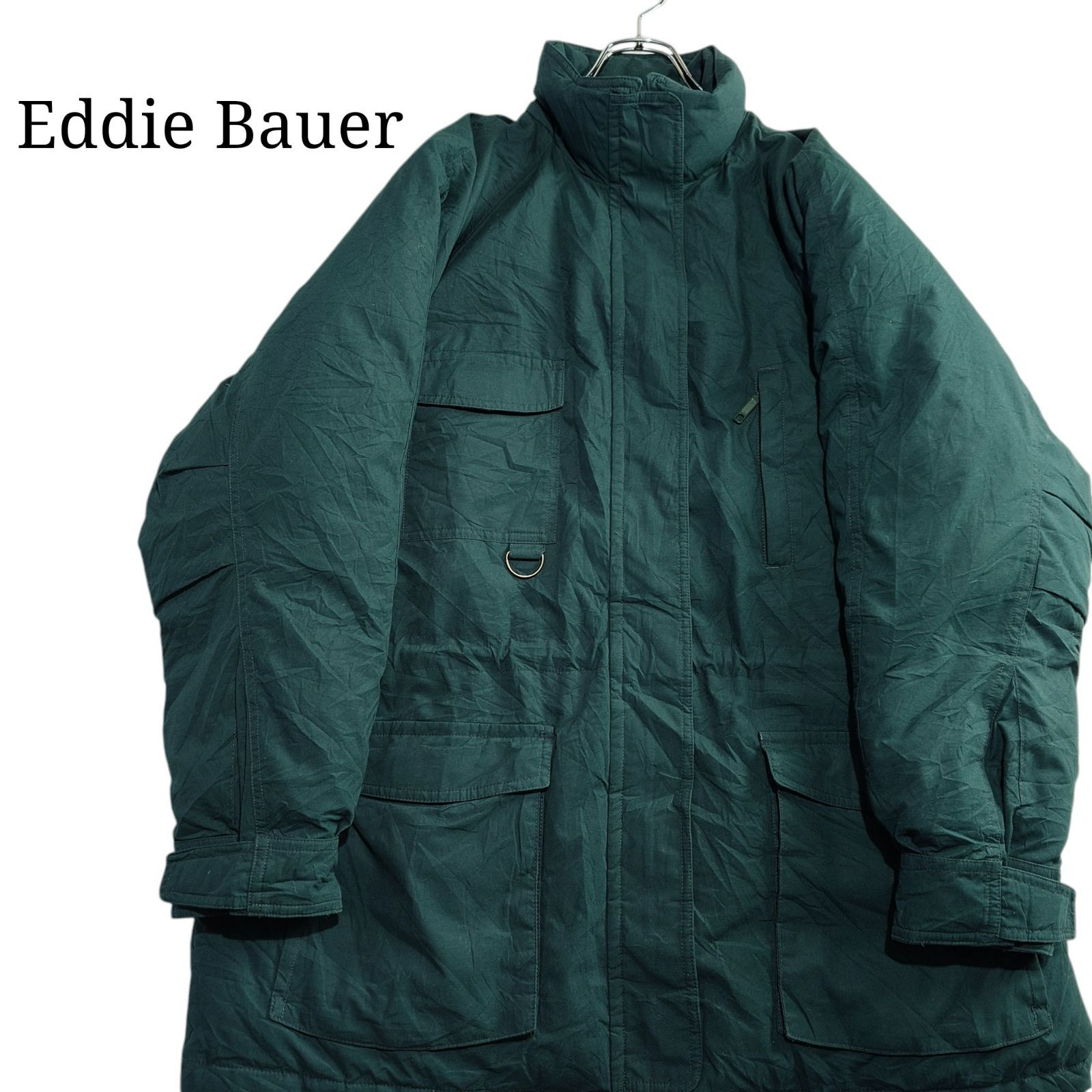 90s】Eddie Bauer エディーバウアー グースダウンジャケット 緑 - メルカリ