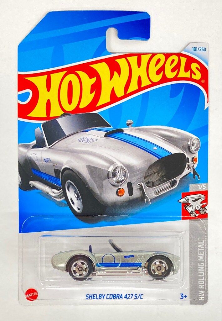 MATTEL HOTWHEELS HW ROLLING METAL 1/5 HTB53 SHELBY COBRA 427