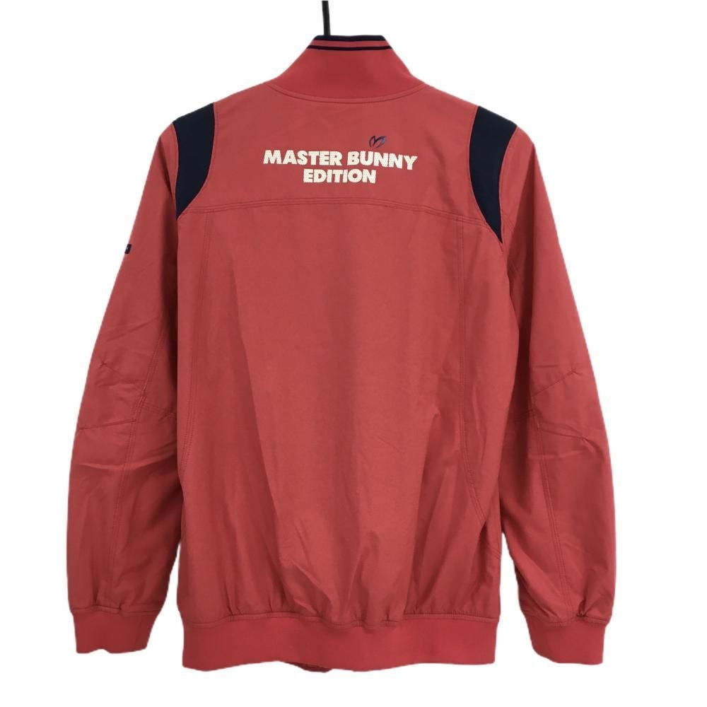 マスターバニー ジャケットブルゾン レッド×ネイビー 蓄熱裏地起毛 レディース 1 M ゴルフウェア MASTER BUNNY EDITION