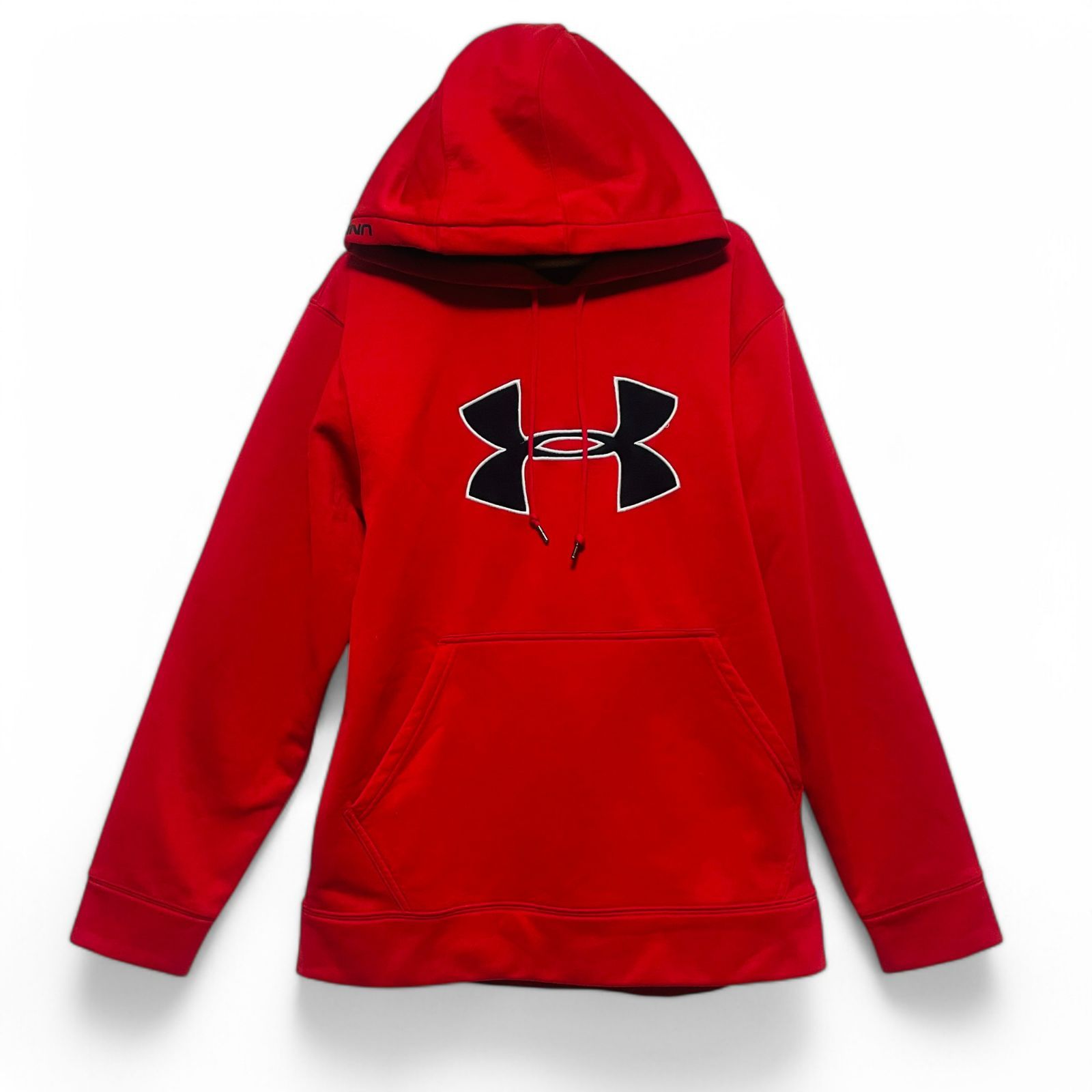 アンダーアーマー パーカー フーディー SMサイズ 赤 レッド ロゴあり