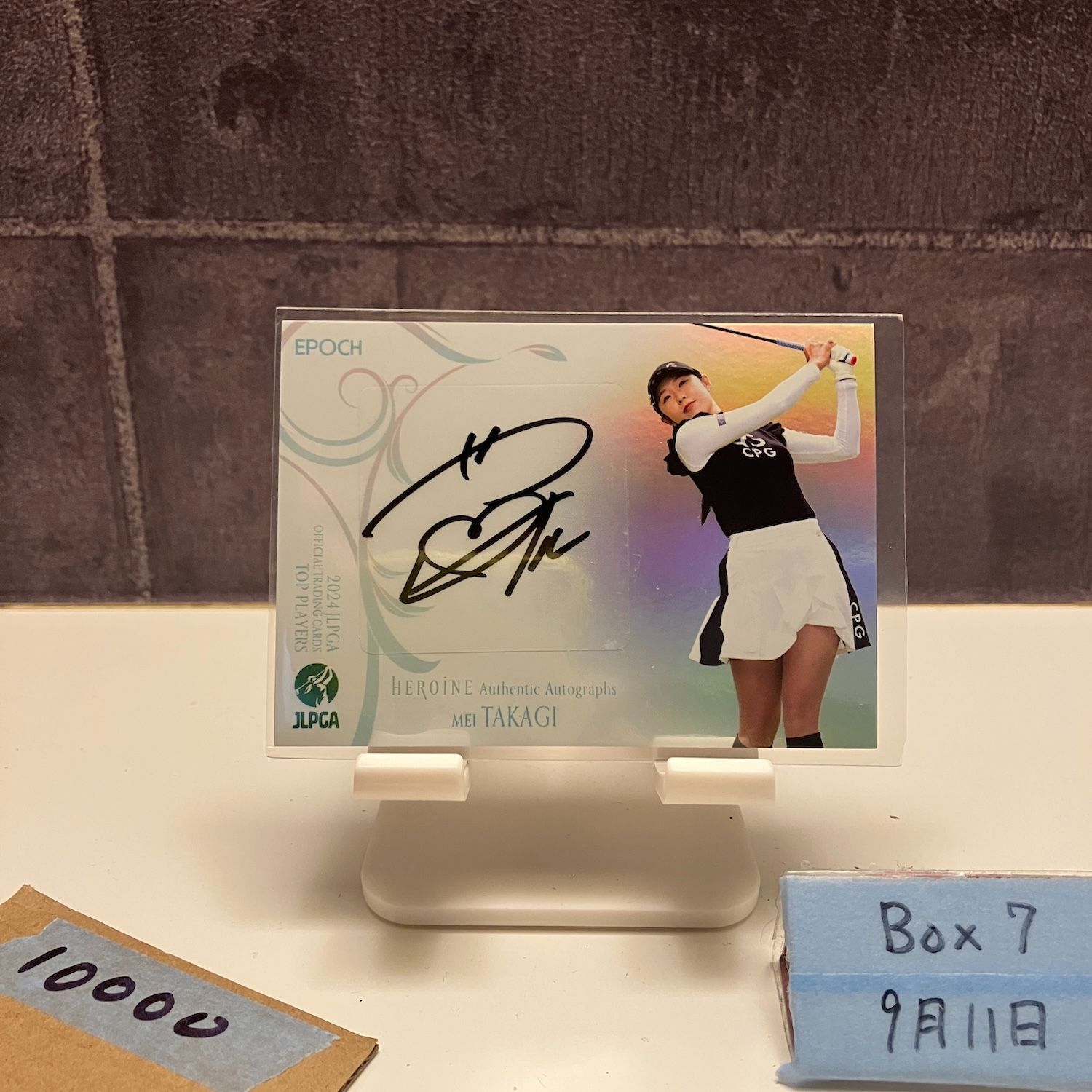 2025 EPOCH TOP PLAYERS 高木萌衣 06|30 直筆サイン JLPGA HeroinE カード