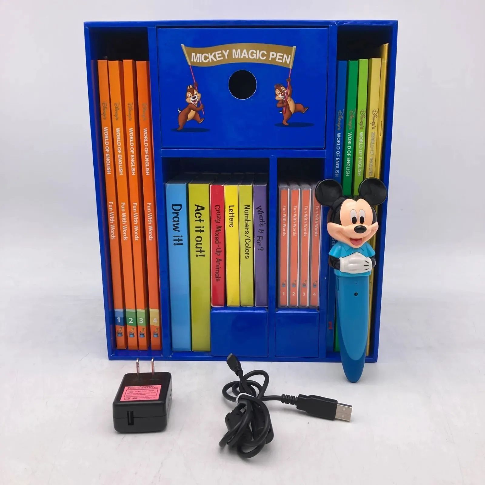 2018年 ミッキーマジックペンセット ディズニー英語システム DWE Disney ワールドファミリー 401636