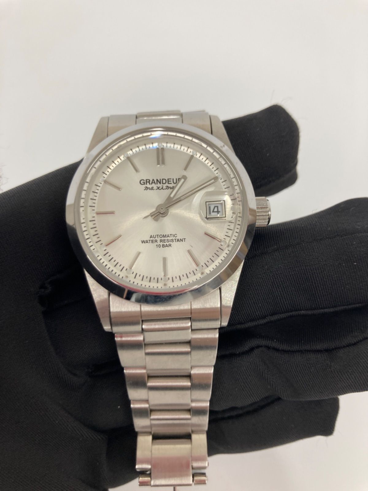 良品】グランドール GRANDEUR 腕時計 メンズ 自動巻き 10気圧防水 