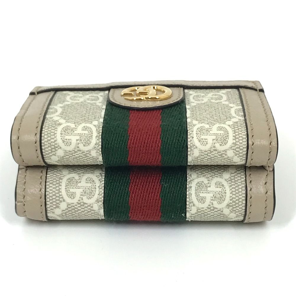 GUCCI グッチ 3つ折り財布 オフィディア ミニ ウォレット 735099 GG