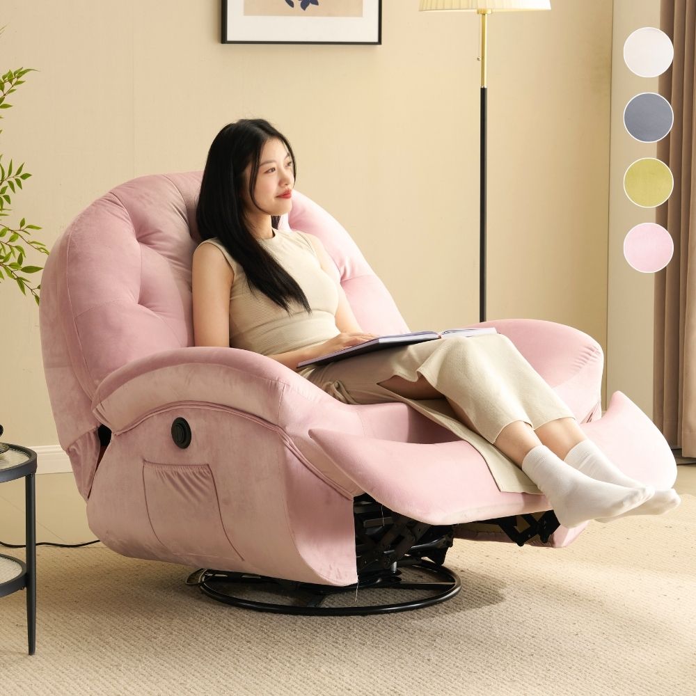 電動1人掛けソファー リクライニングチェア ゲーミングチェア ベルベット 電動1人掛けソファー リクライニングチェア ゲーミングチェア