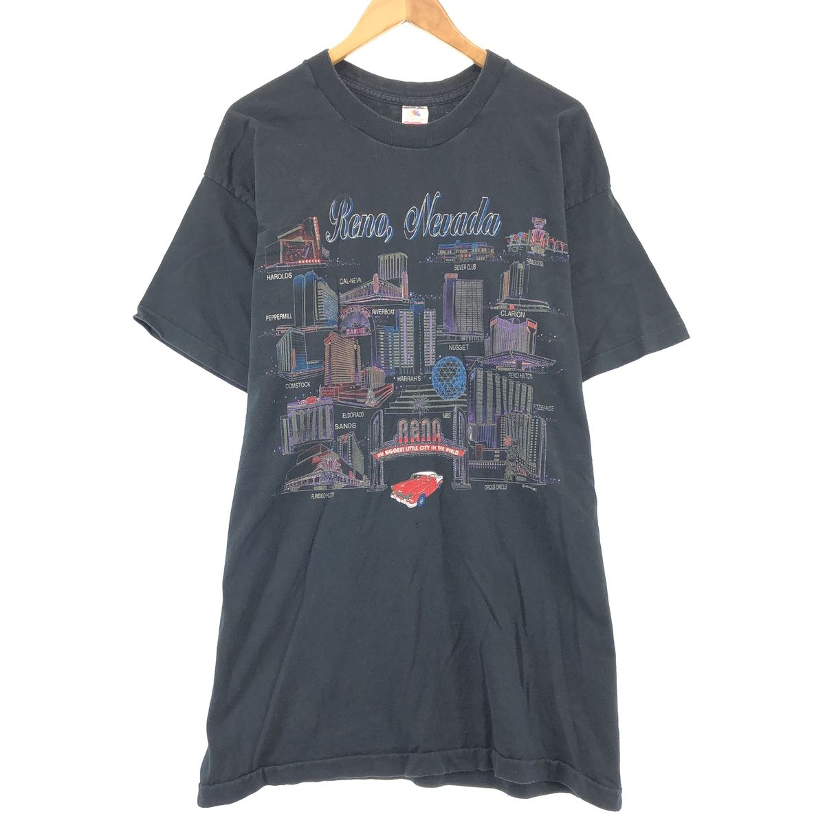 古着 90年代 フルーツオブザルーム FRUIT OF THE LOOM プリントTシャツ USA製 メンズXXL ヴィンテージ/eaa430685