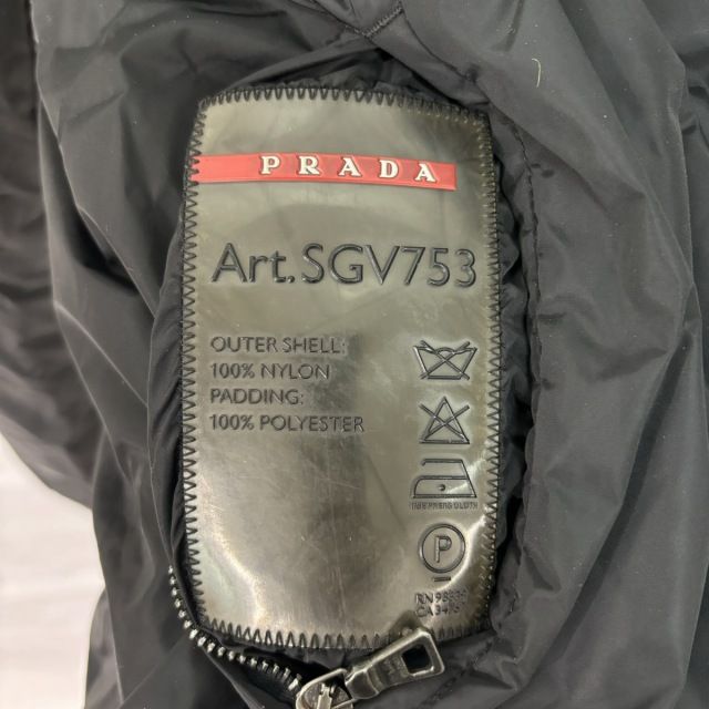 プラダ PRADA Art.sgv753 リバーシブル ブルゾン ナイロンジャケット