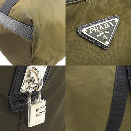 PRADA プラダ 旅行鞄 ボストンバッグ 三角ロゴ 卸売 - バッグ