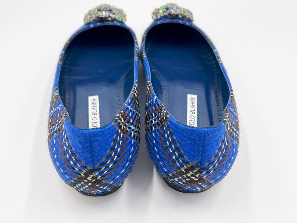 MANOLO BLAHNIK マノロブラニク ハンギシ フラットシューズ