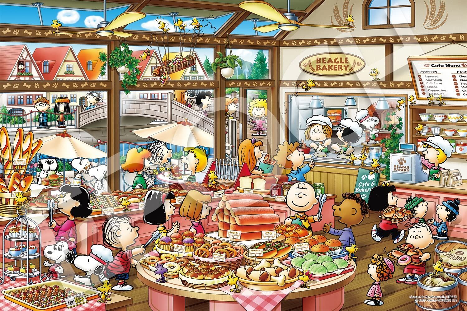 【人気商品】エポック社 2016ベリースモールピース ジグソーパズル PEANUTS ビーグル ベーカリー (50×75cm) 22-506s のり付き ヘラ付き 点数券付き EPOCH