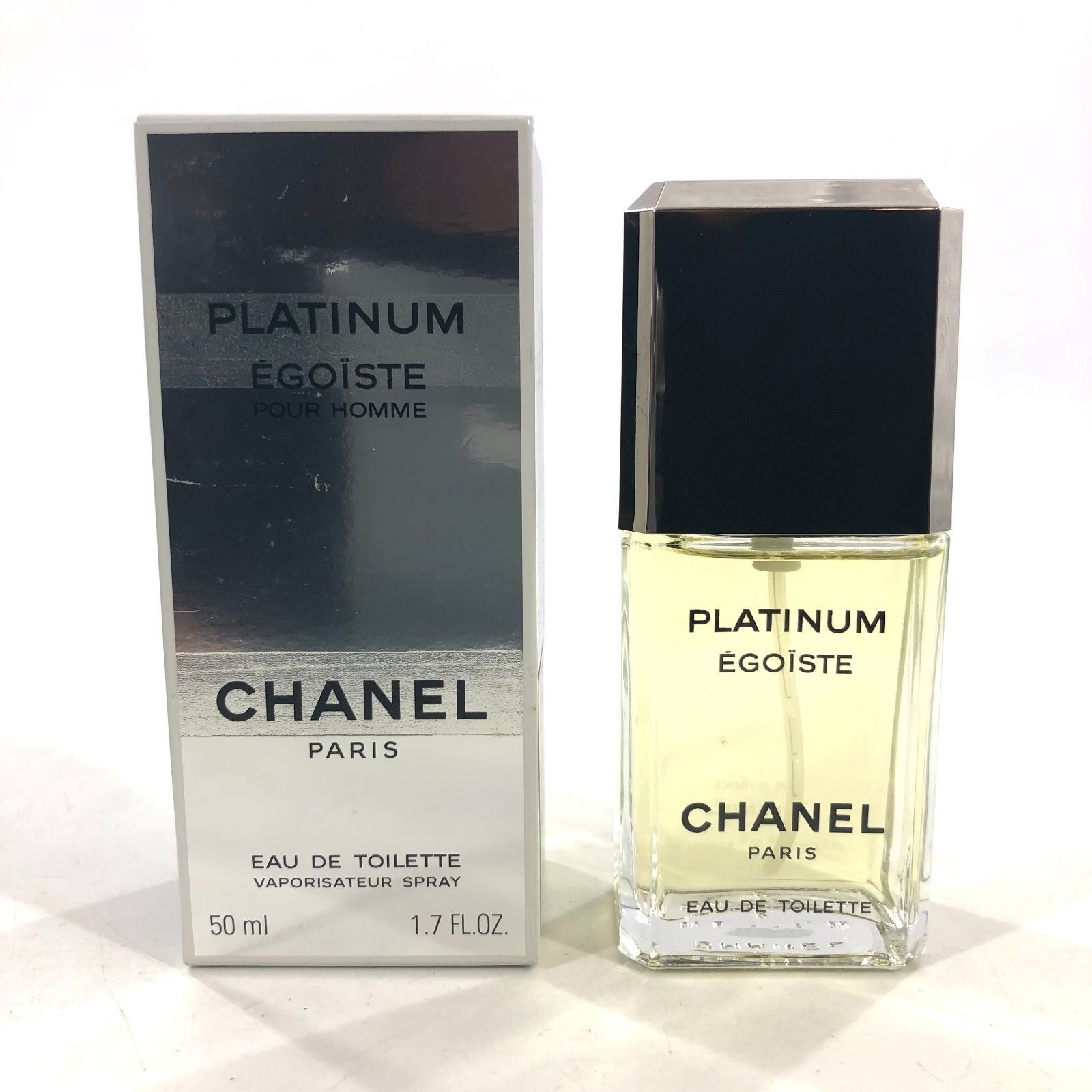 CHANEL EGOISTE PLATINUM シャネル エゴイスト プラチナム POUR HOMME EAU DE TOILETTE プールオム  オードトワレ VAPORISATEUR SPRAY 50ml メンズ香水 残量9割【PE-8】 - メルカリ