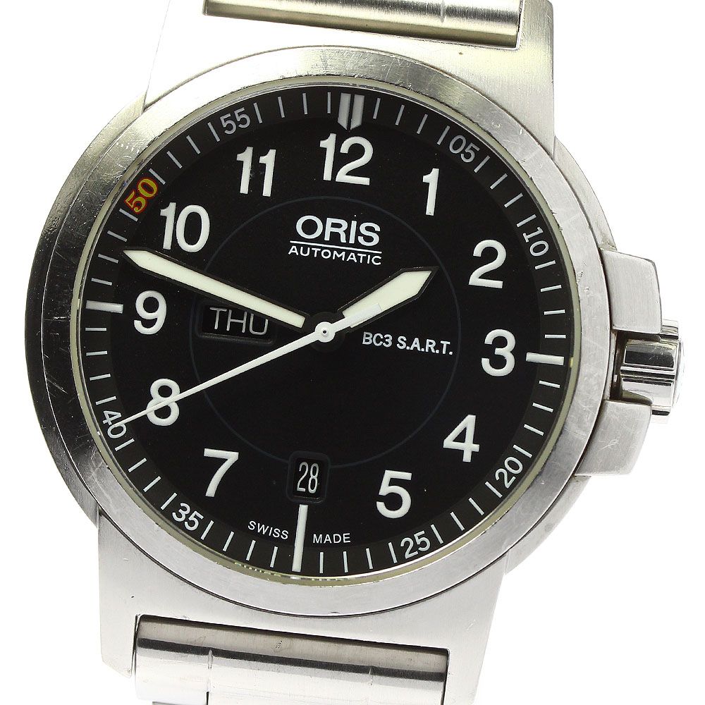 オリス ORIS 7641-84 アドバンスド デイデイト 自動巻き メンズ_767836 