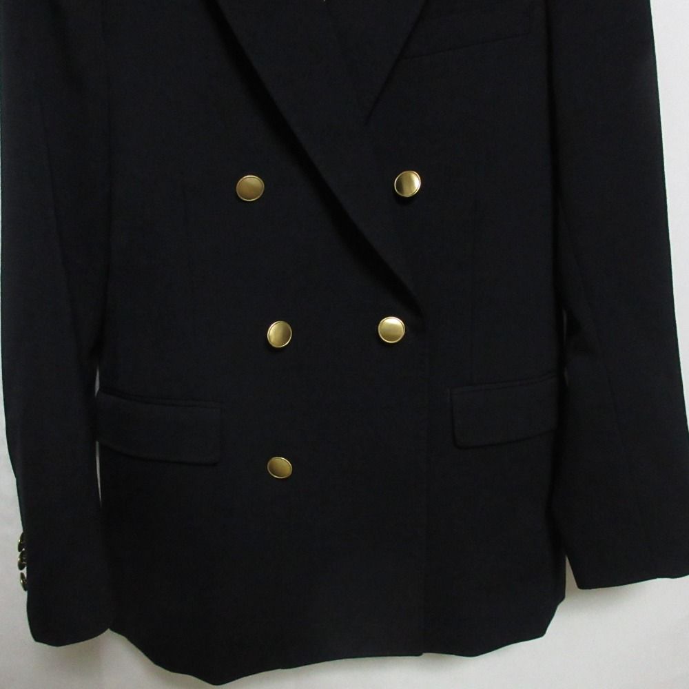 美品 UNION LAUNCH ユニオンランチ CG DOUBLE BLAZER 金ボタン 紺ブレ