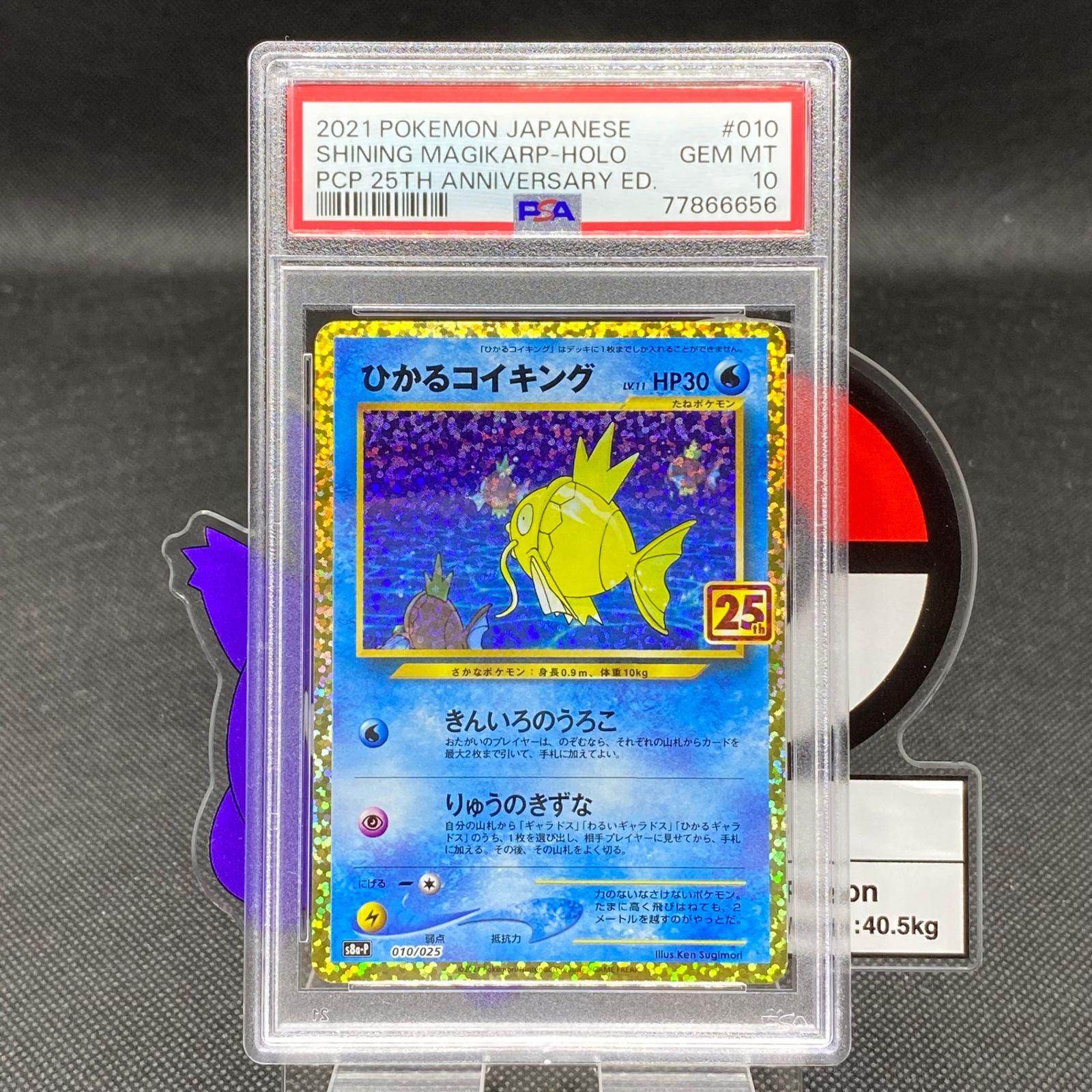 ポケモンカード ひかるコイキング PROMO 010/025 S8a-P 25th ANNIVERSARY BOX PSA 10 77866656  シングルカード ポケカ Pokemon ポケットモンスター 鑑定品 - メルカリ