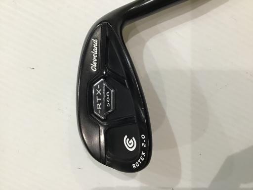 クリーブランド Cleveland 588 RTX 2.0 キャビティバック ブラックサテン カスタム 52°|10° ウェッジ WG 純正特注シャフト フレックスS メンズ 男性用 右利き 右用 Bランク ゴルフクラブ