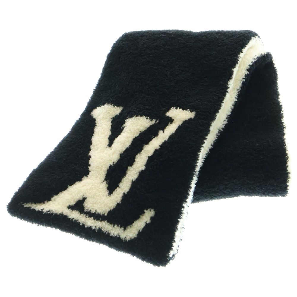 LOUIS VUITTON ルイヴィトン LVコンフィ リバースファーコートマフラー M79399 ブラック|ホワイト