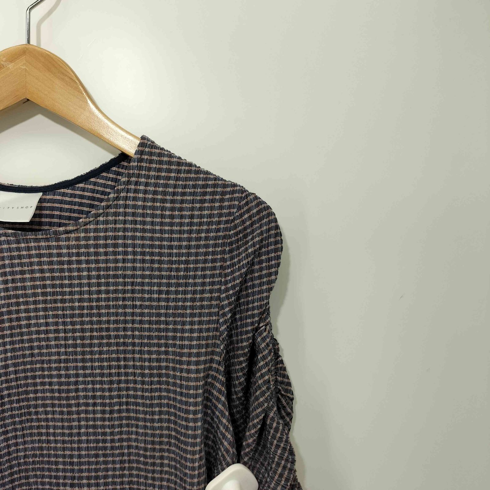 CITYSHOP　GATHERRING LONG TEE チェック シティショップ CITYSHOP GATHERRING LONG TEE レディース 表記