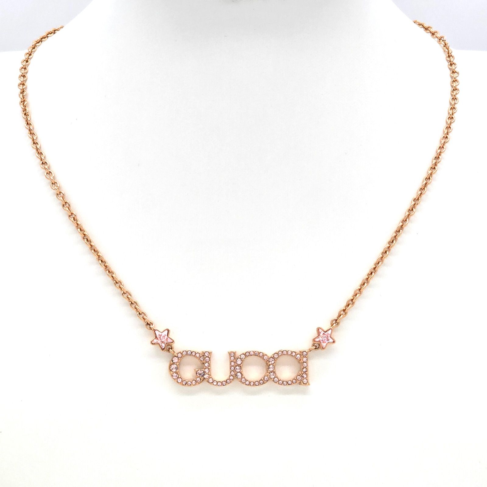 国内発送**GUCCI** グッチ ロゴ ネックレス ピンクゴールド 国内発送**GUCCI** グッチ ロゴ ネックレス ピンクゴールド