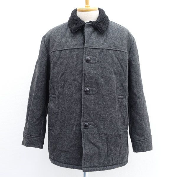 SCHOTT / ショット ウールランチジャケット/裏ボア/グレー/サイズ40（L） 【メンズ/MEN/男性/ボーイズ/紳士】 メンズファッション【中古】  【代引不可】【同梱不可】