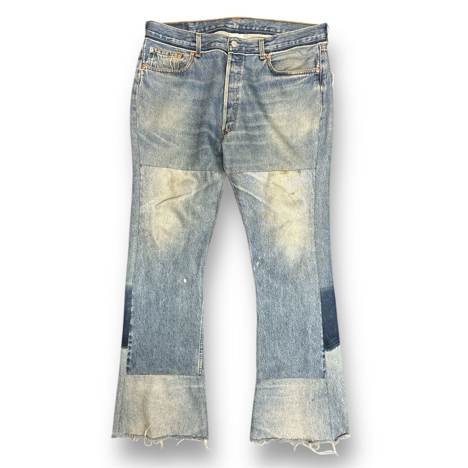 定価77000円 READYMADE 24SS DENIM WIDW FLARE 再構築 デニム フレア 