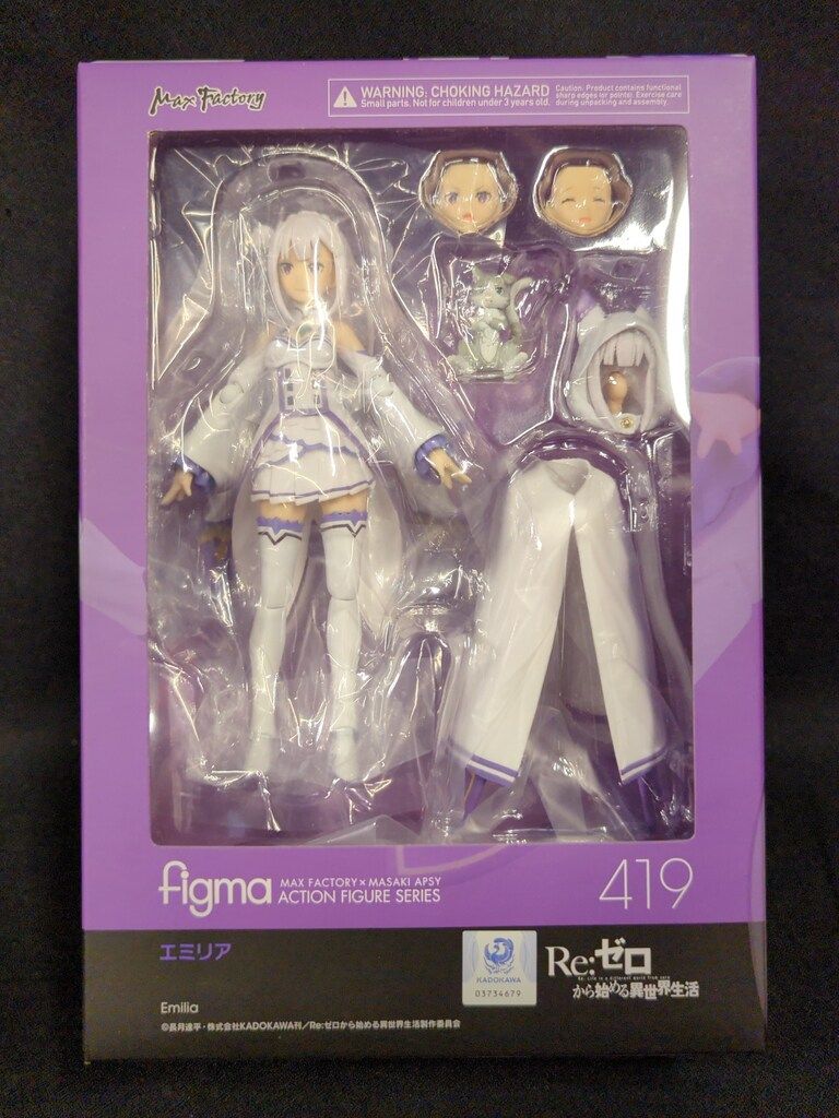 1215-519【未検品】figma 419 Re:ゼロから始める異世界生活 エミリア